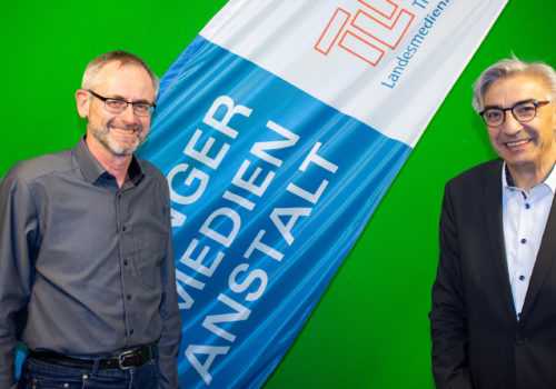 Foto (TLM) v. l.: Dr. Franz Hofmann, Jochen Fasco