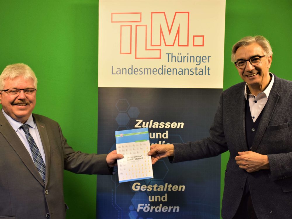 Foto (TLM) v. l.: Dr. Kurt Herzberg, Jochen Fasco