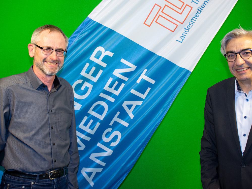 Foto (TLM) v. l.: Dr. Franz Hofmann, Jochen Fasco