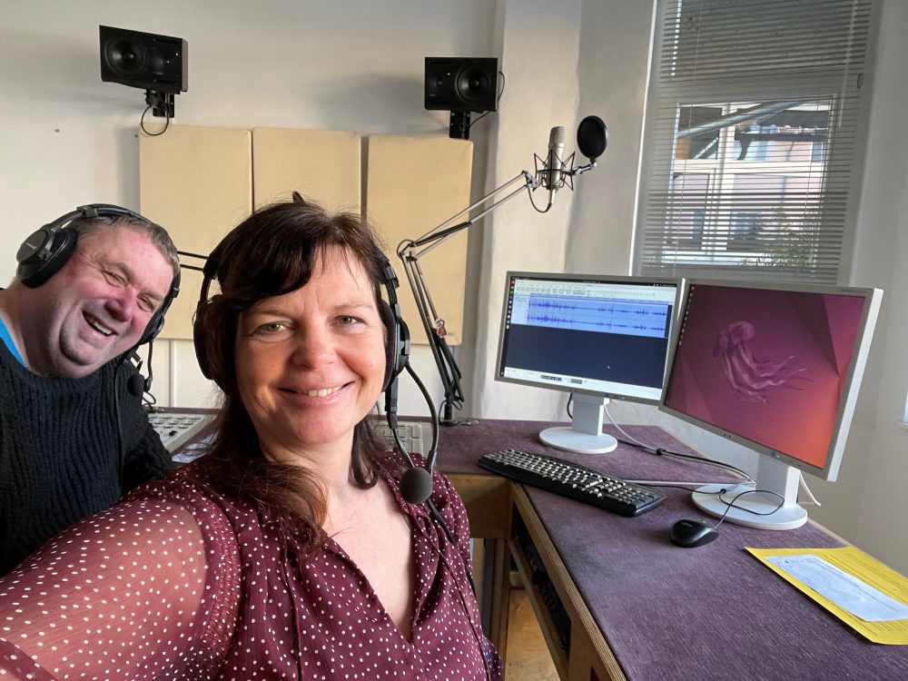 Andrea und Reporter Radio FREI