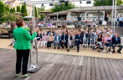 Blick von der Bühne ins Publikum