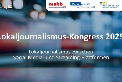 Lokaljournalismus-Kongress 2025
