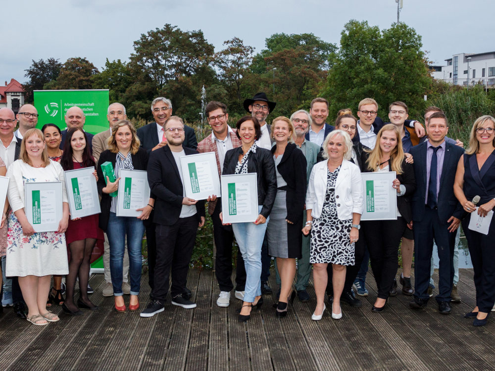 Preisträger und Jury des Rundfunkpreises Mitteldeutschland 2018 – Hörfunk (JPG)