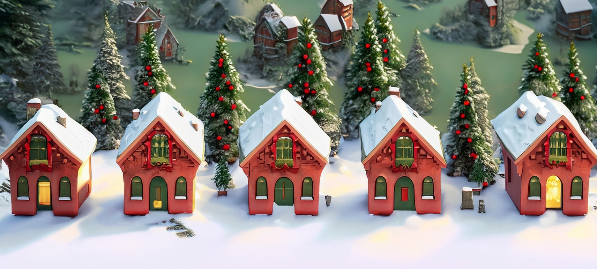 Weihnachtshaeuschen im Schnee (JPG)